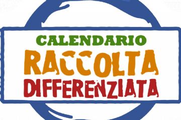Calendario raccolta differenziata anno 2025
